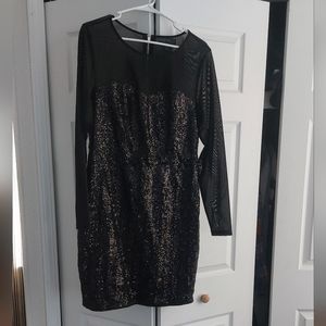 FOREVER 21 SPARKLY BLACK PARTY DRESS